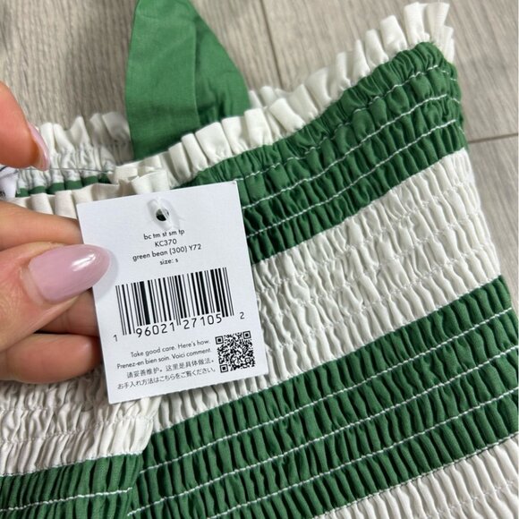 Kate Spade Beach Time Stripe Smocked Top - Picture 6 of 9